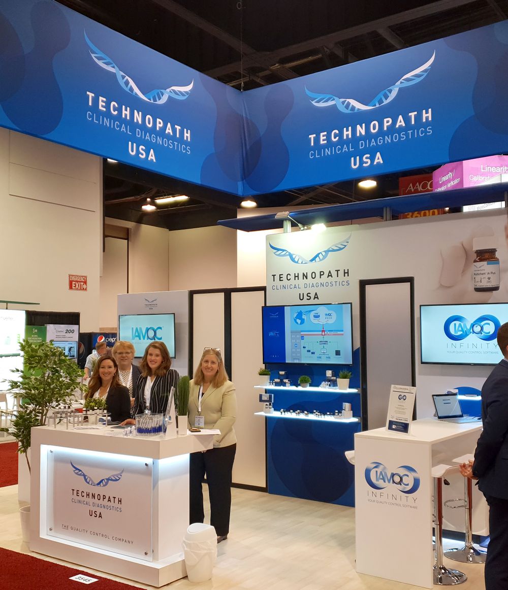 Technopath Clinical Diagnostics booth at AACC 2019